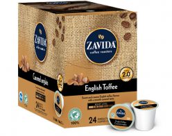 Zavida English Toffee K-Cups Box