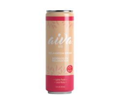 Aiva Relaxation Drink Lychee Peach 12 x 355ml